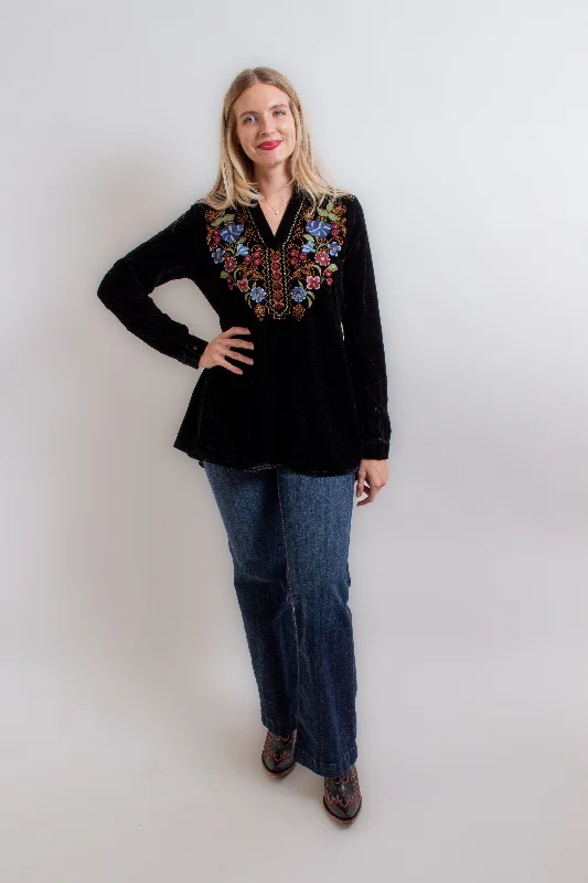 Black Velvet Tunic