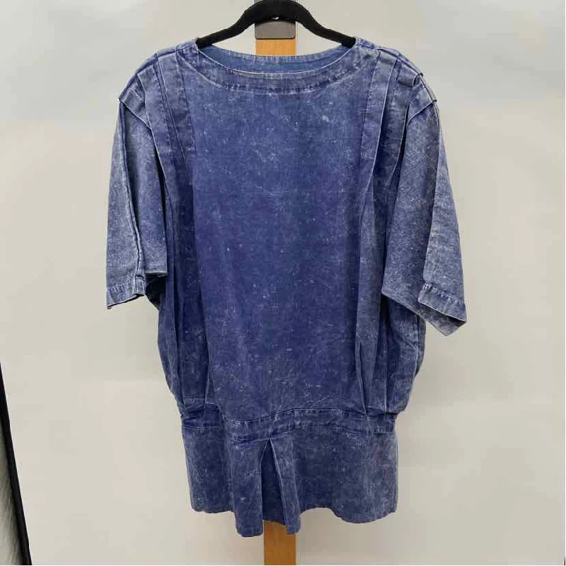 Jr. Connection Women's Size S Blue Solid Tunic