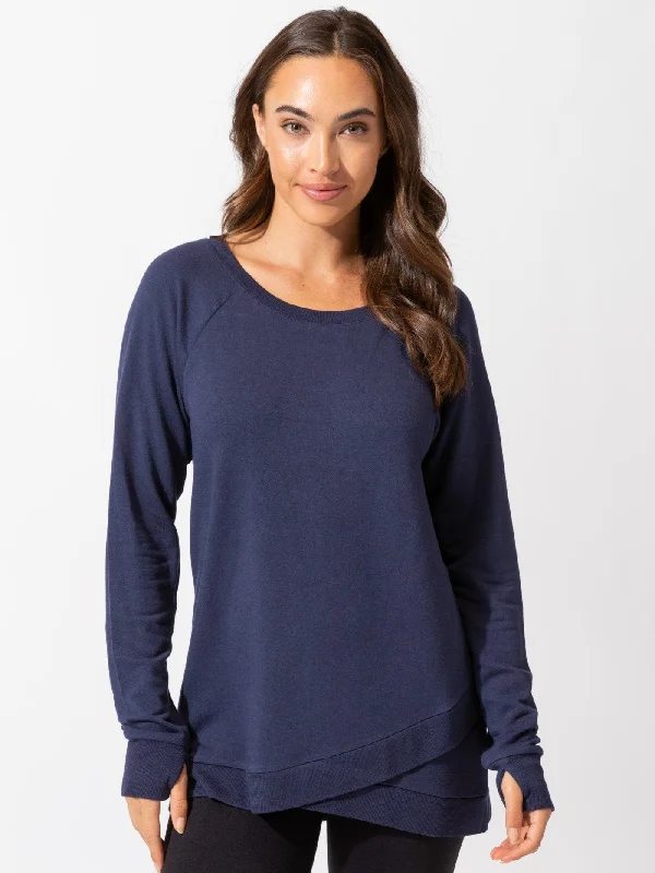 Leanna Feather Fleece Tunic