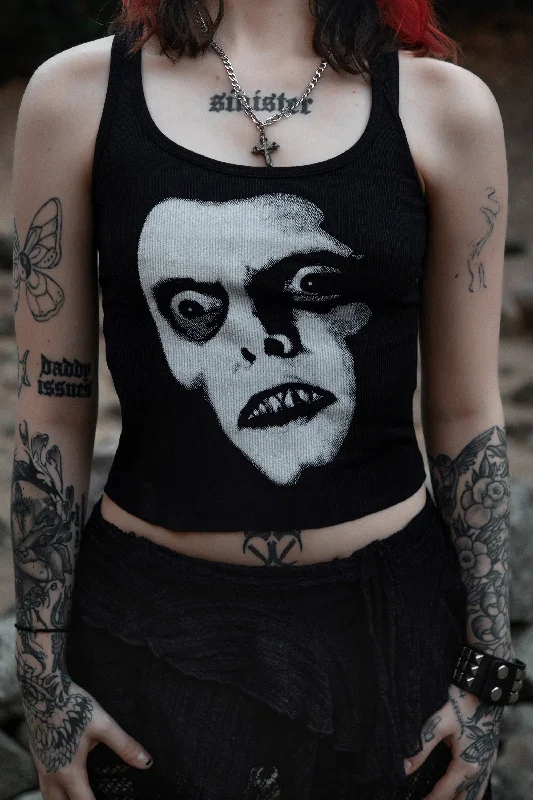 Pazuzu Ribbed Tank Top