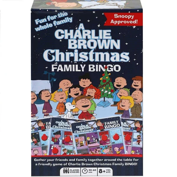 Charlie Brown Christmas Family Bingo