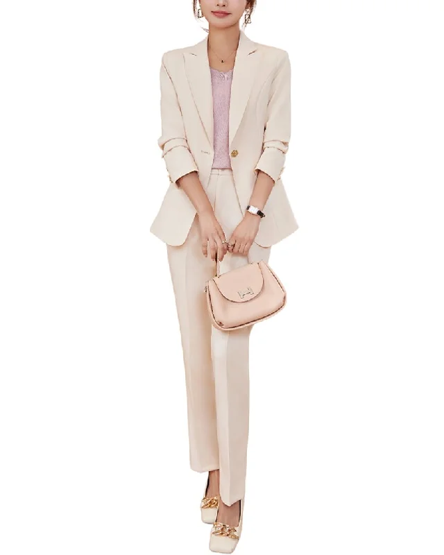 Bossy Chic 2pc Blazer & Pant Set