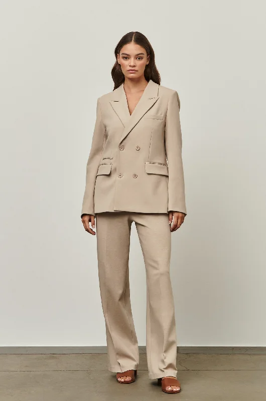 The Macalister - Pebble Double-Breasted Viscose Blazer