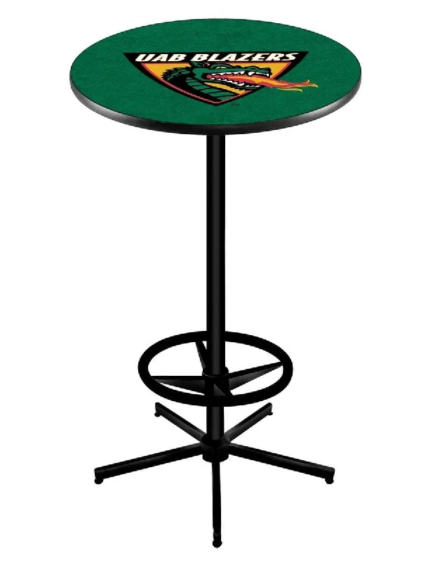 UAB Blazers Holland Bar Stool Co. Black Bar Pub Table